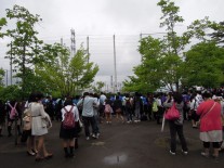 中庭でのフィナーレ