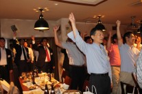 締めは高歌斉唱！！