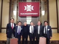 今井会長、小原先生、工藤校長...