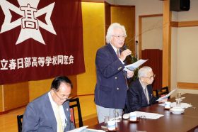 「せごどん」を熱く語る安孫子会長