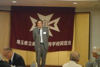 日向会長が自己紹介を兼ねて挨拶してくださいました。