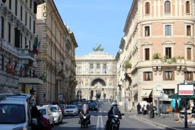 会場周辺・ローマの街並み