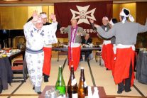 おはら節を踊る輪