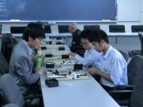 現役生徒への指導碁