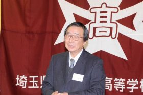 120周年記念事業を語る日向同窓会長