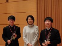 オーボエ奏者池田昭子さんから指導を受ける