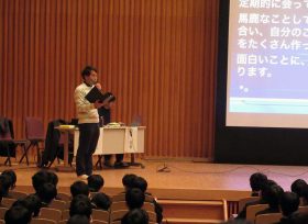 「進路トーク」の様子