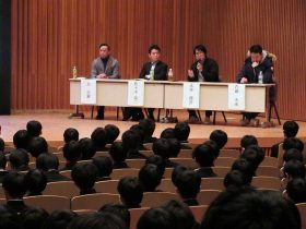 「進路トーク」の様子