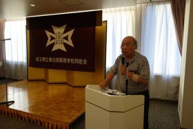 土生津事務局長の司会で総会が始まりました