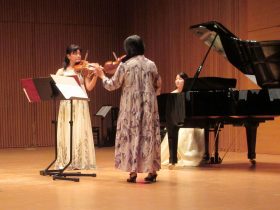 ピアノとヴァイオリンお二人による「サラサーテ」